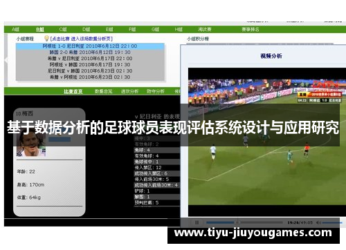 基于数据分析的足球球员表现评估系统设计与应用研究